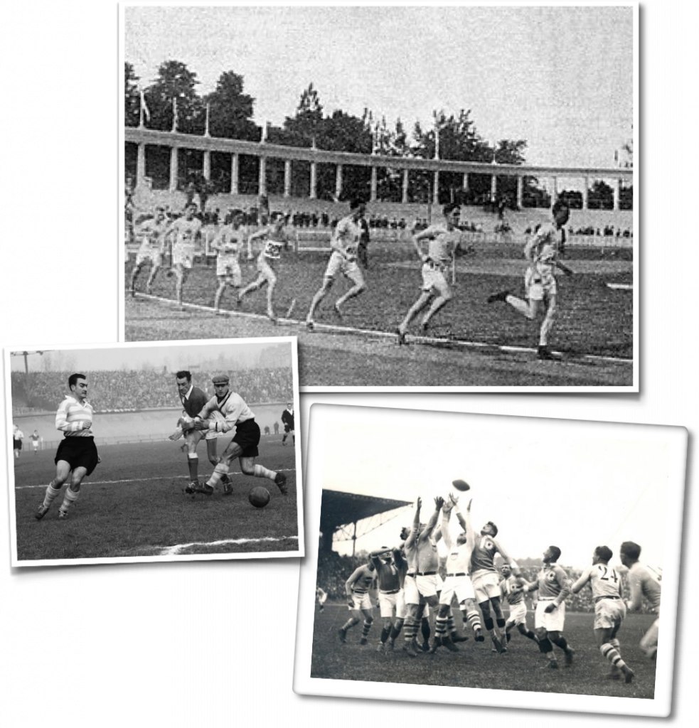 Quelques images historiques des activités sportives cheminotes à Marseille.