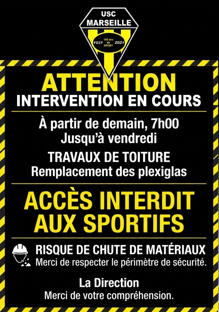 Illustration de l’actualité Travaux Gymnase en cours